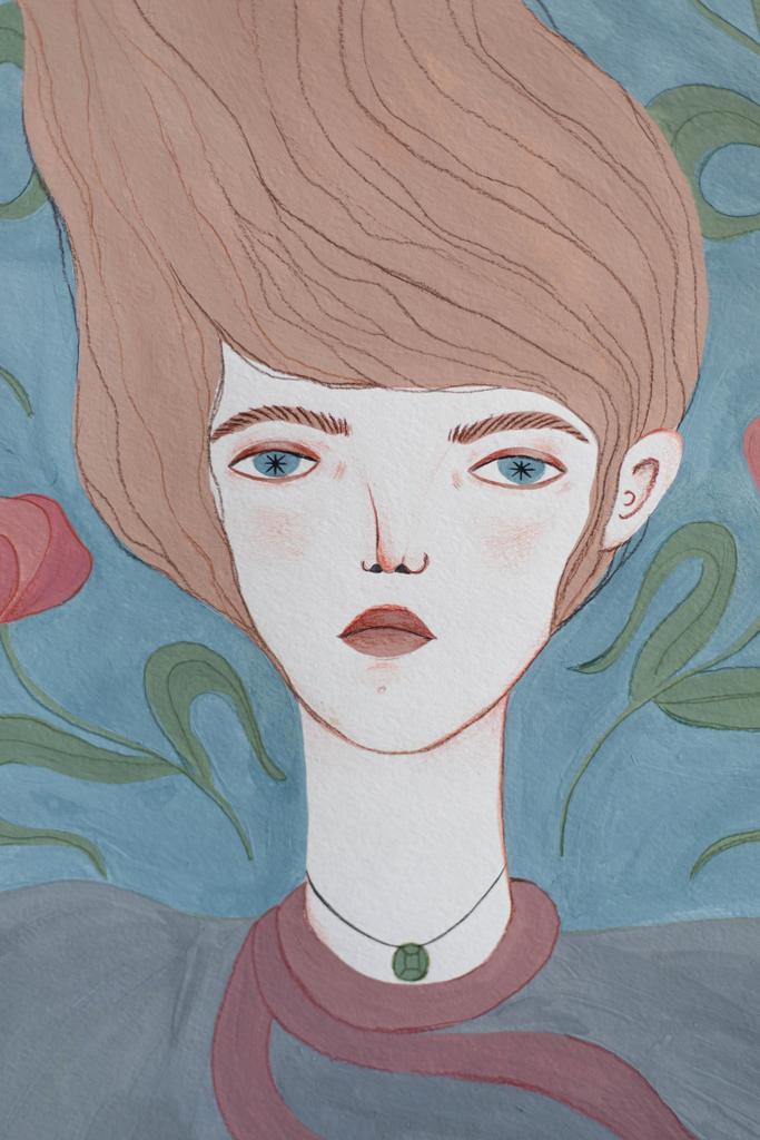 Картина "Цветочное Познание" / Оригинал А3