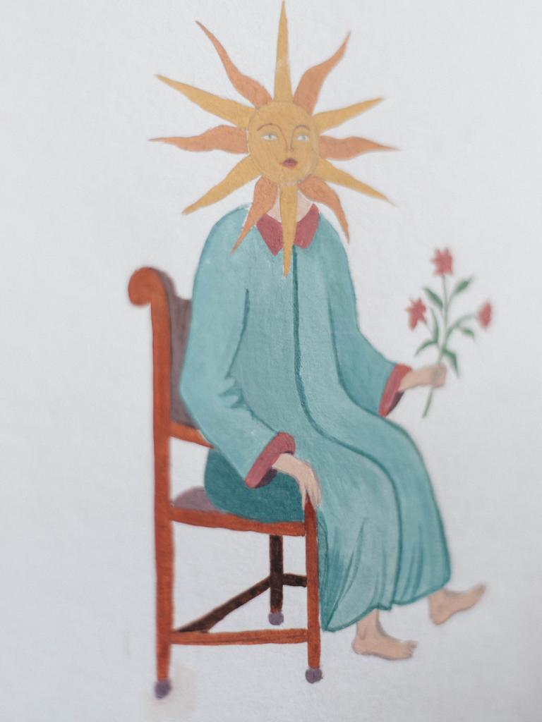 Картина "Солнце На Троне" / Оригинал