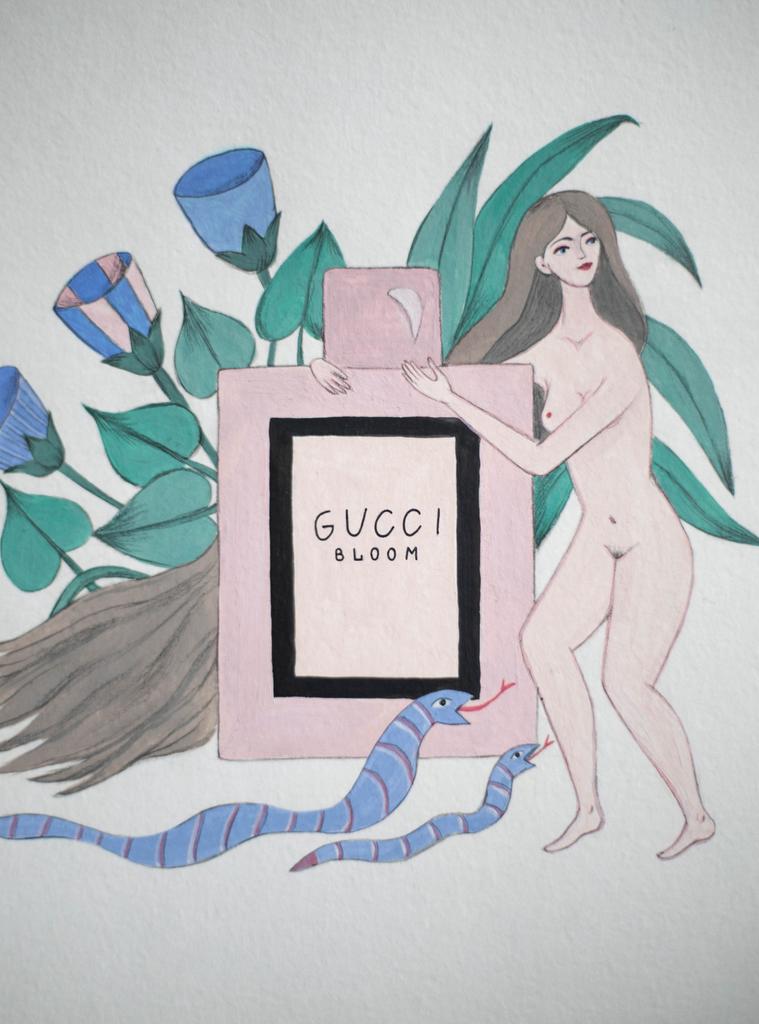 Картина "Gucci Bloom" / Оригинал