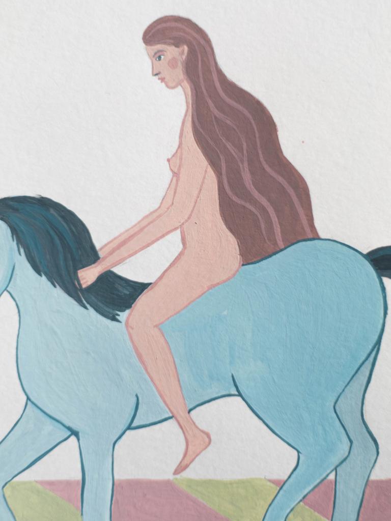 Картина "Дама На Единороге" / Оригинал