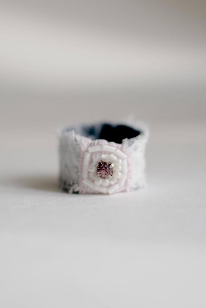 Текстильное Колечко / 19 Размер