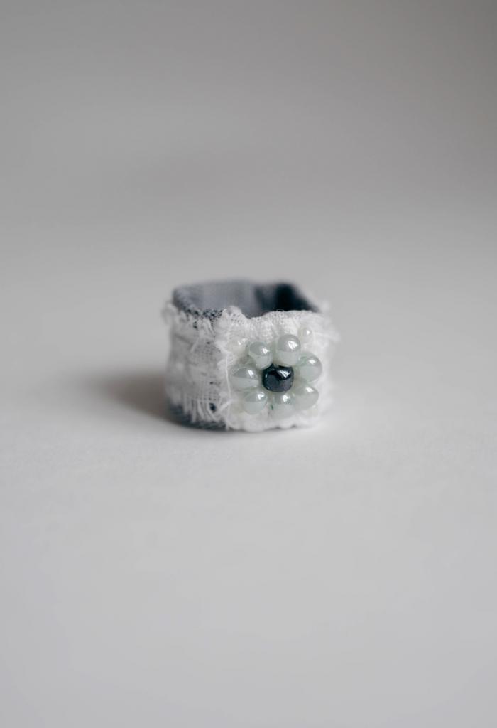 Текстильное Колечко / 17 Размер