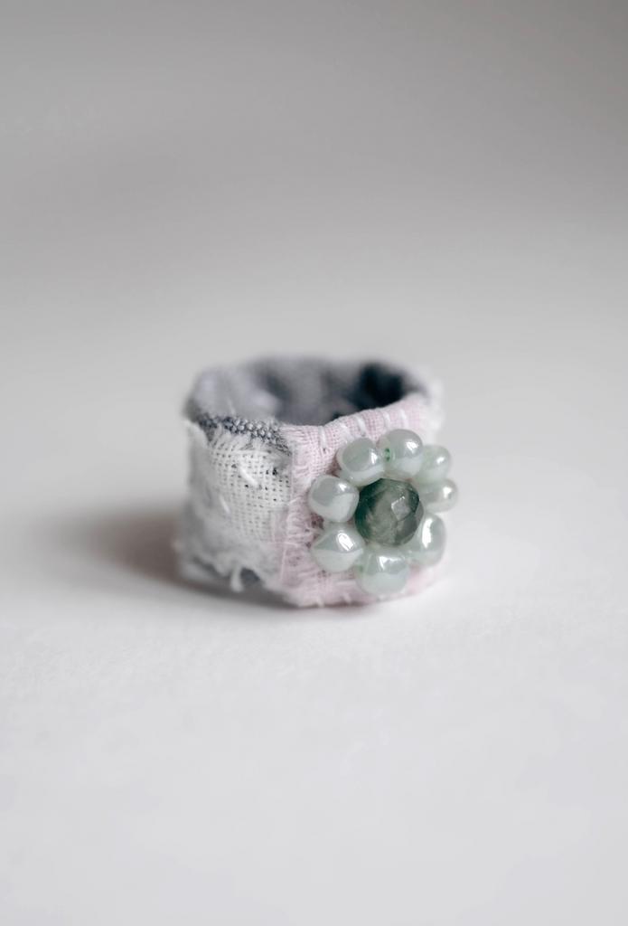 Текстильное Колечко / 18 Размер