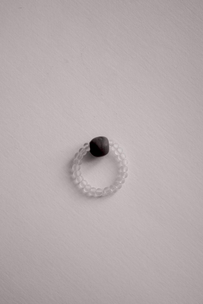 Бисерное Колечко «Родинка» / 17 Размер