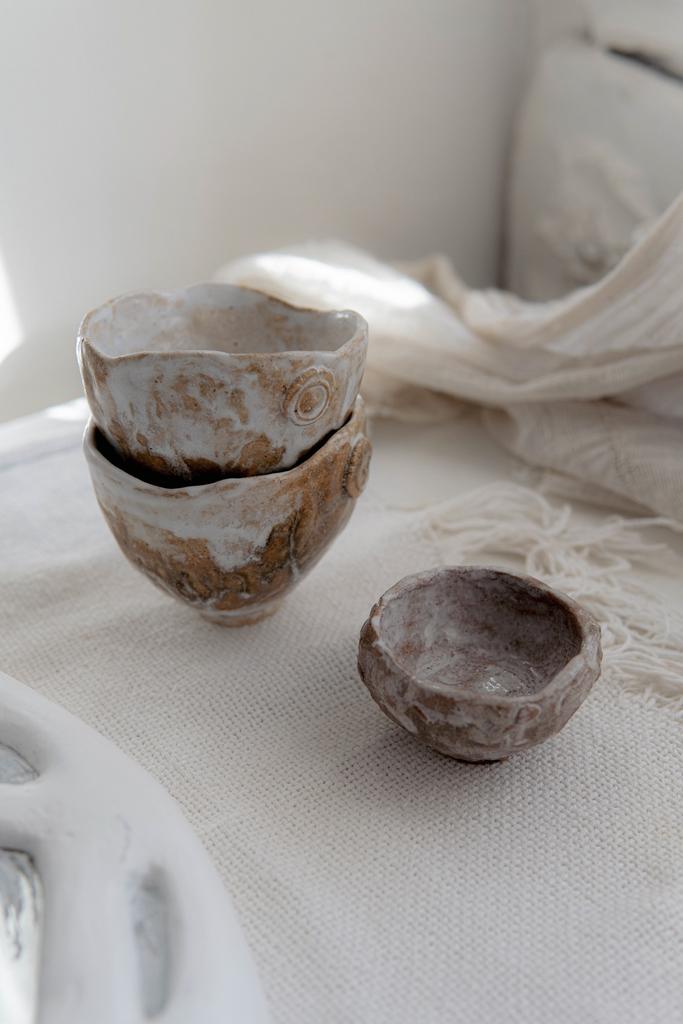 Набор Пиал "Песчано-Сливочные Реки"