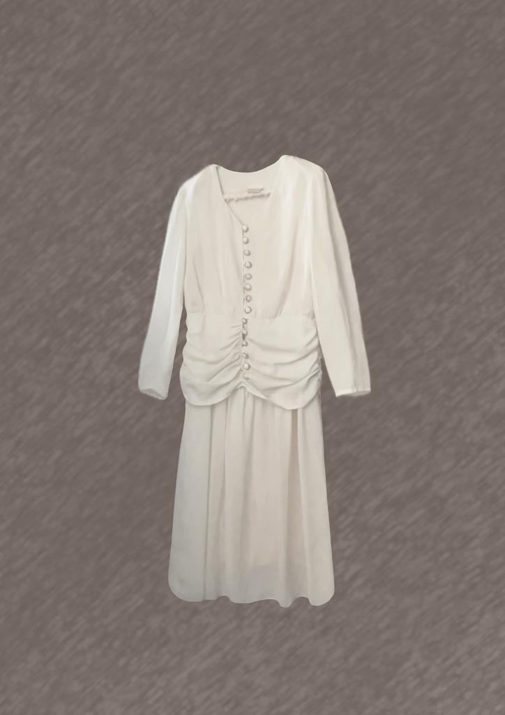 Винтажное Свадебное Платье / S-M