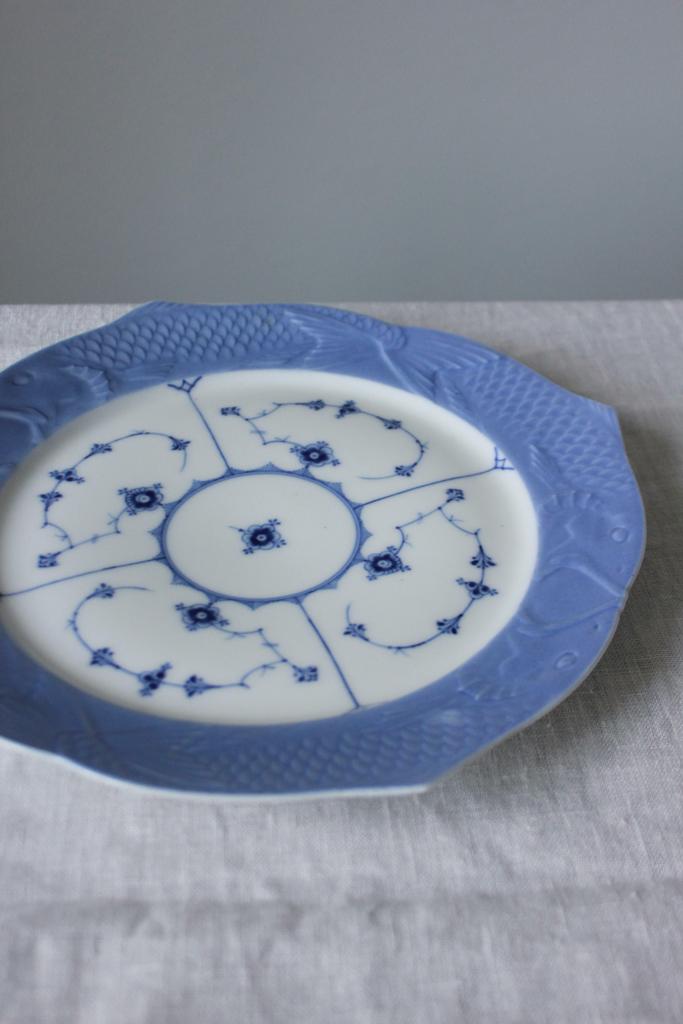 Тарелка Royal Copenhagen с рыбами