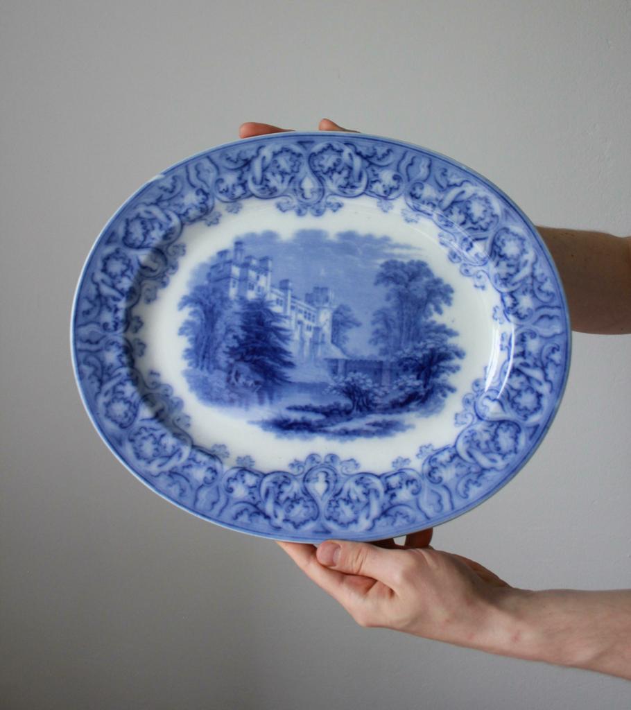 Блюдо Англия 19 век