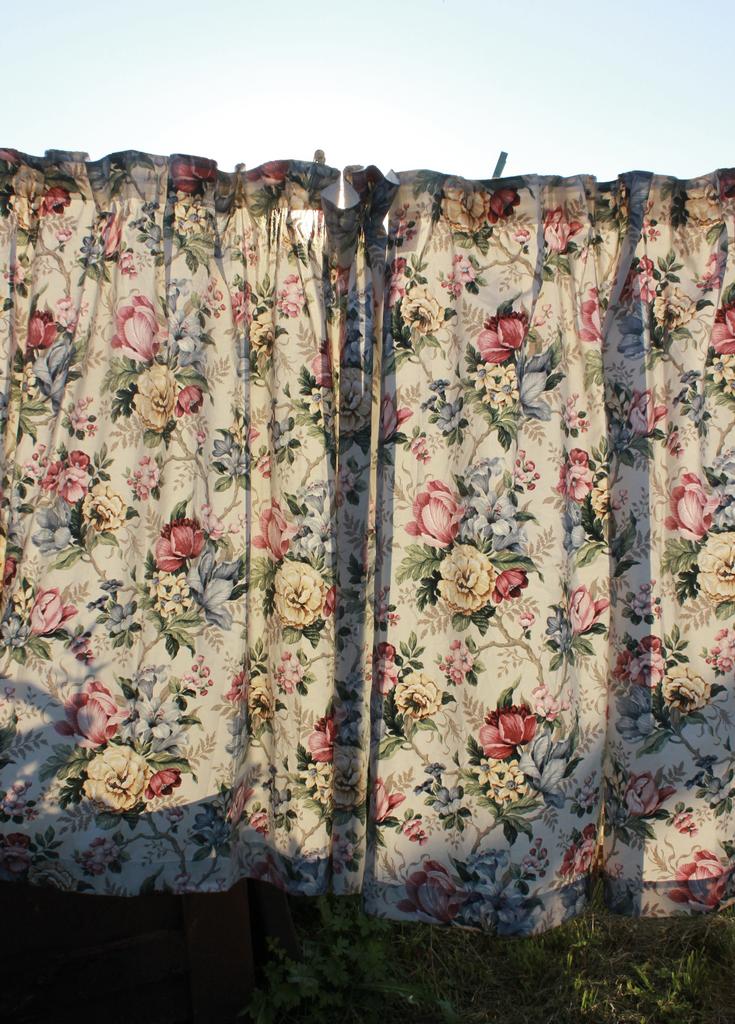 Винтажные шторы 125*155