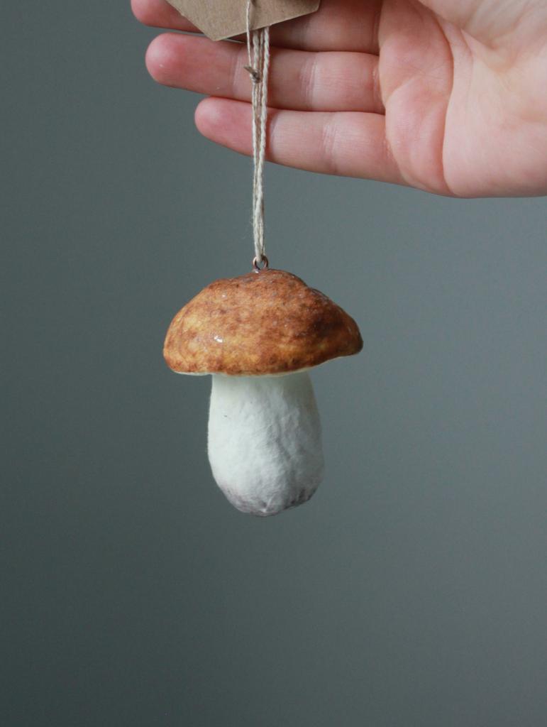 Ватная игрушка Белый гриб