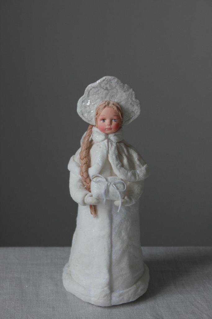 Ватная игрушка Снегурочка 18 см