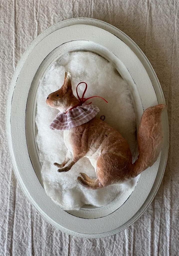 Ватная игрушка Белка