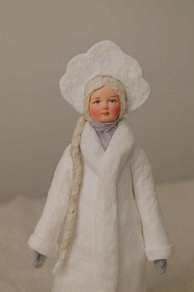 Ватная игрушка Снегурочка 18 см