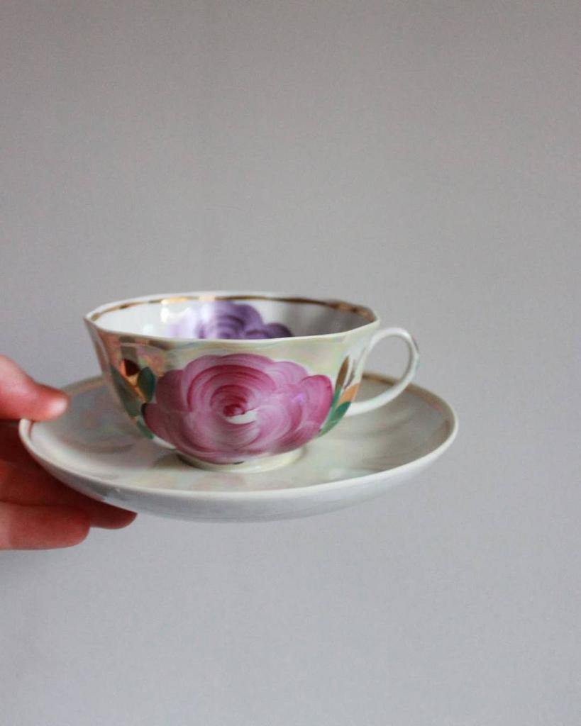 Чайная пара Дулево