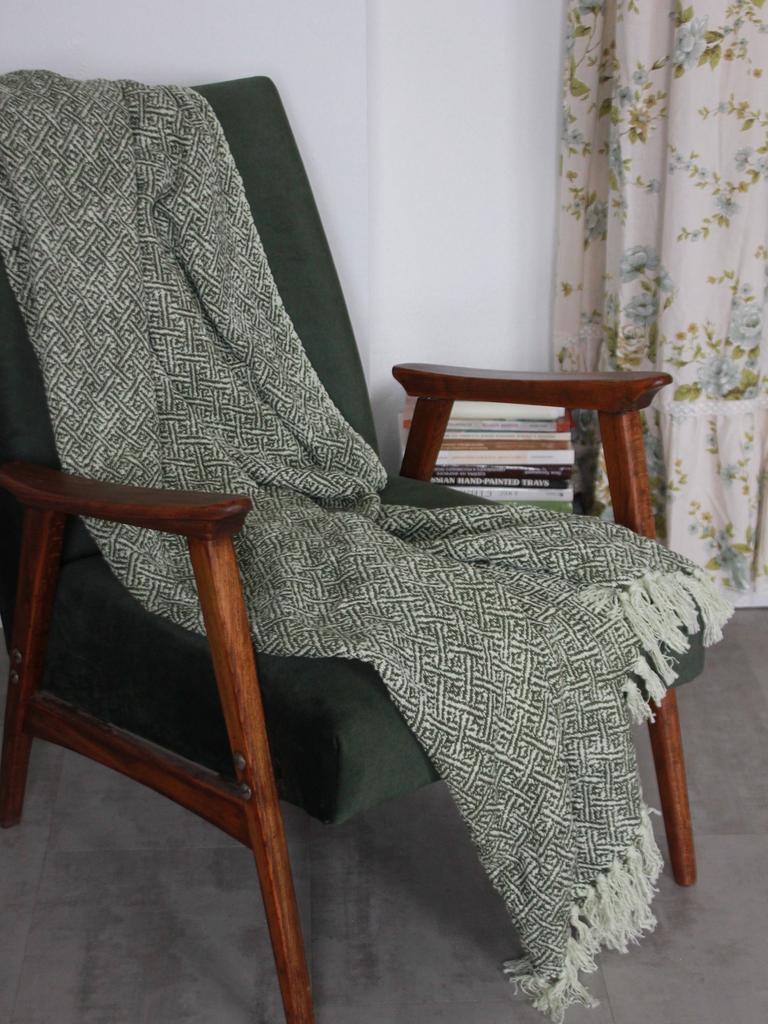 Хлопковый плед 180*125 см