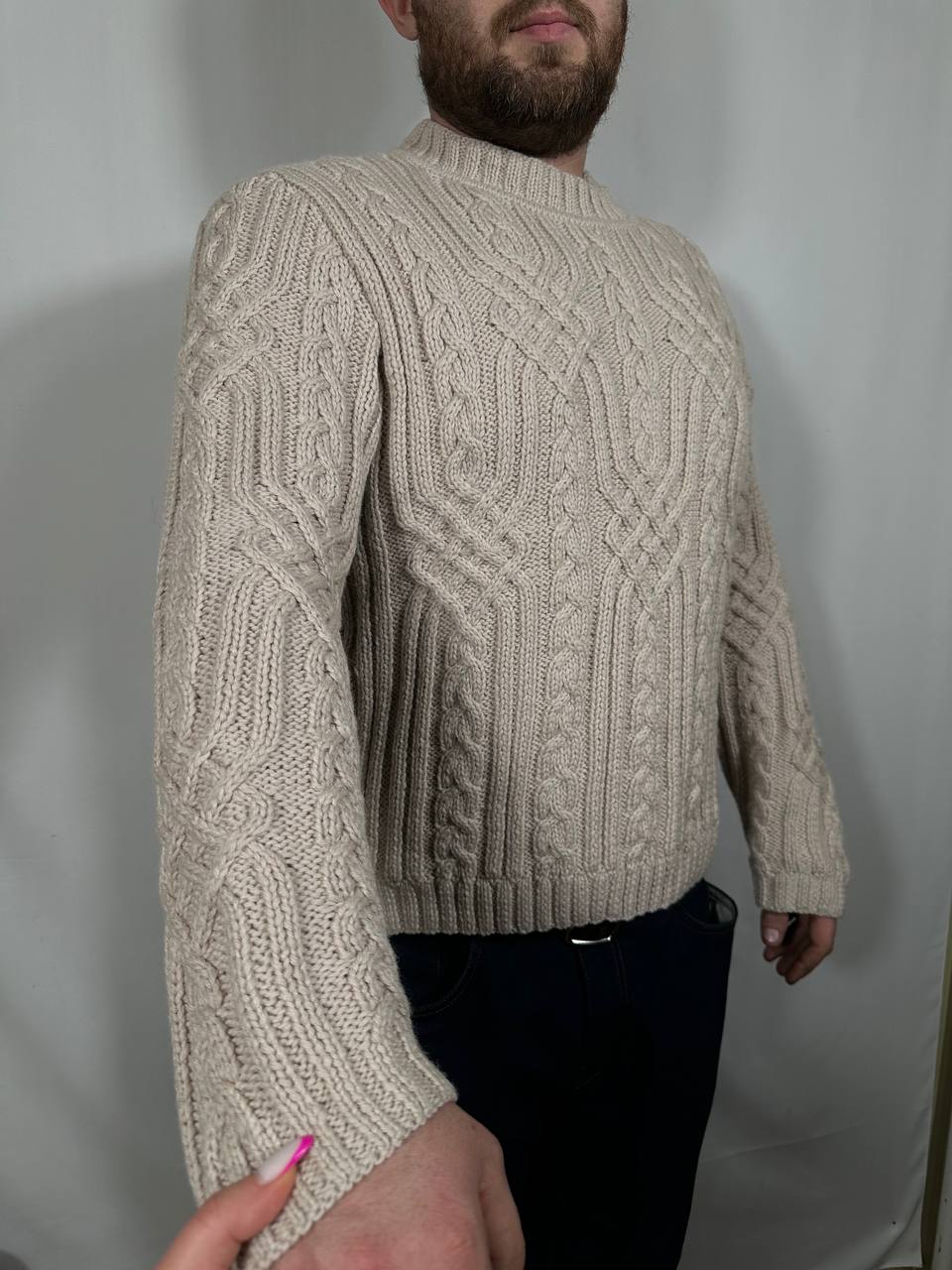 Мастер-класс по мужскому джемперу " Самурай "