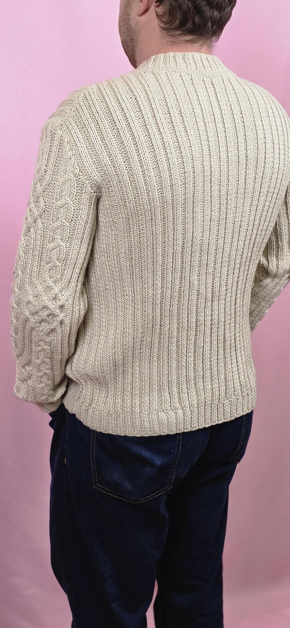 Мастер-класс по мужскому джемперу " Самурай "