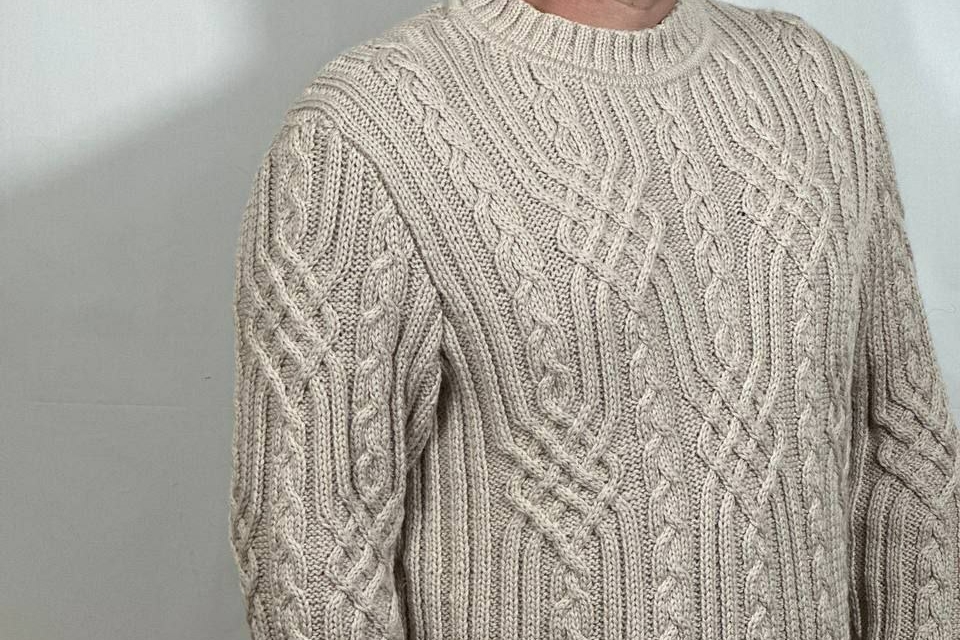 Мастер-класс по мужскому джемперу " Самурай "