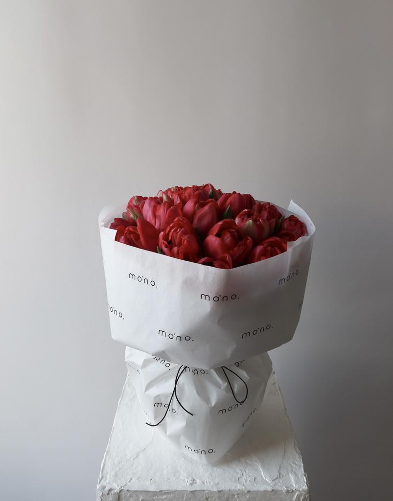 ТЮЛЬПАНЫ красные пионовидные