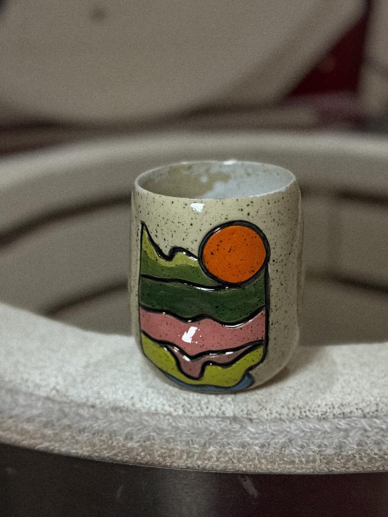 Стакан с вмятинами Фактурное Поле