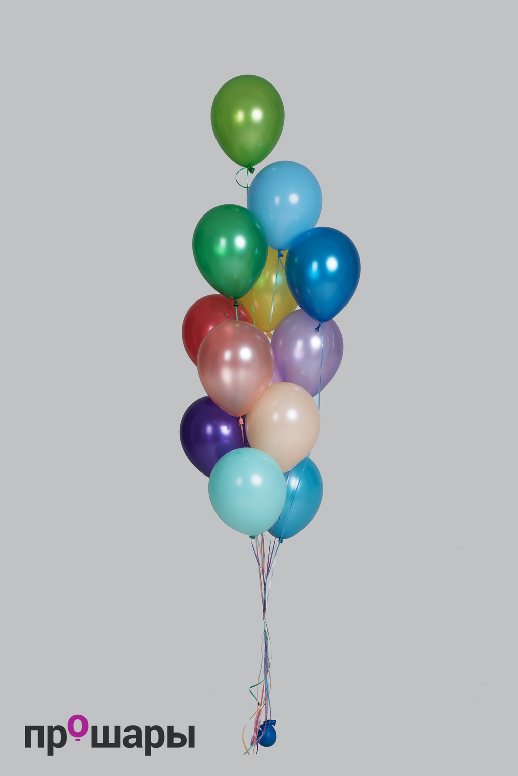 Фонтан из 13 шаров ассорти