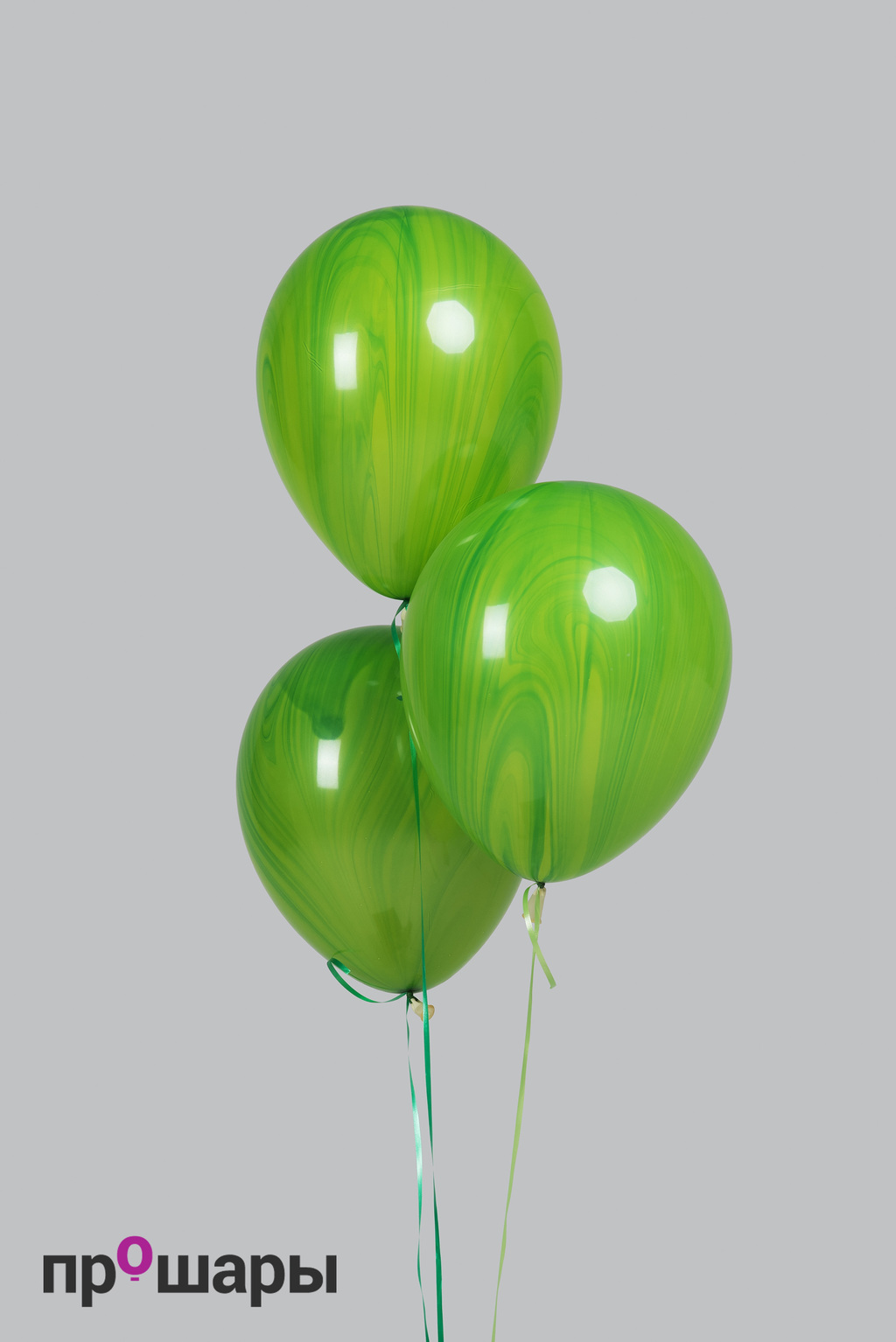 Шар супер агат зеленый