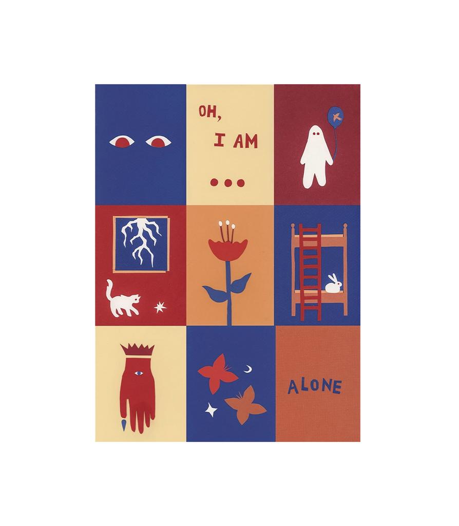 Открытка ALONE