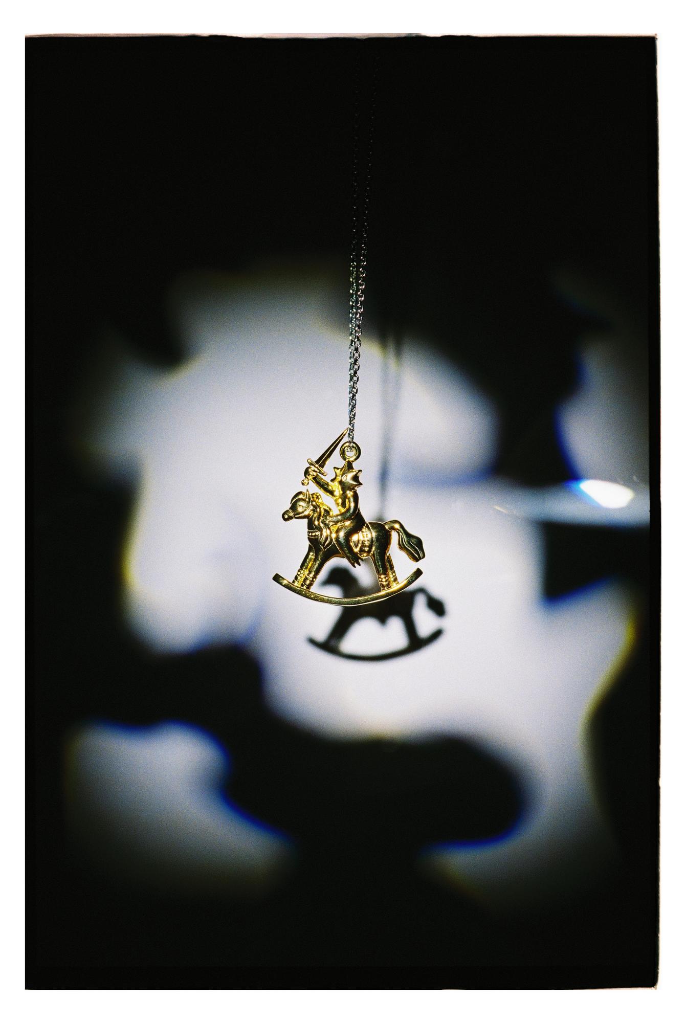 Подвеска Воин (позолота)