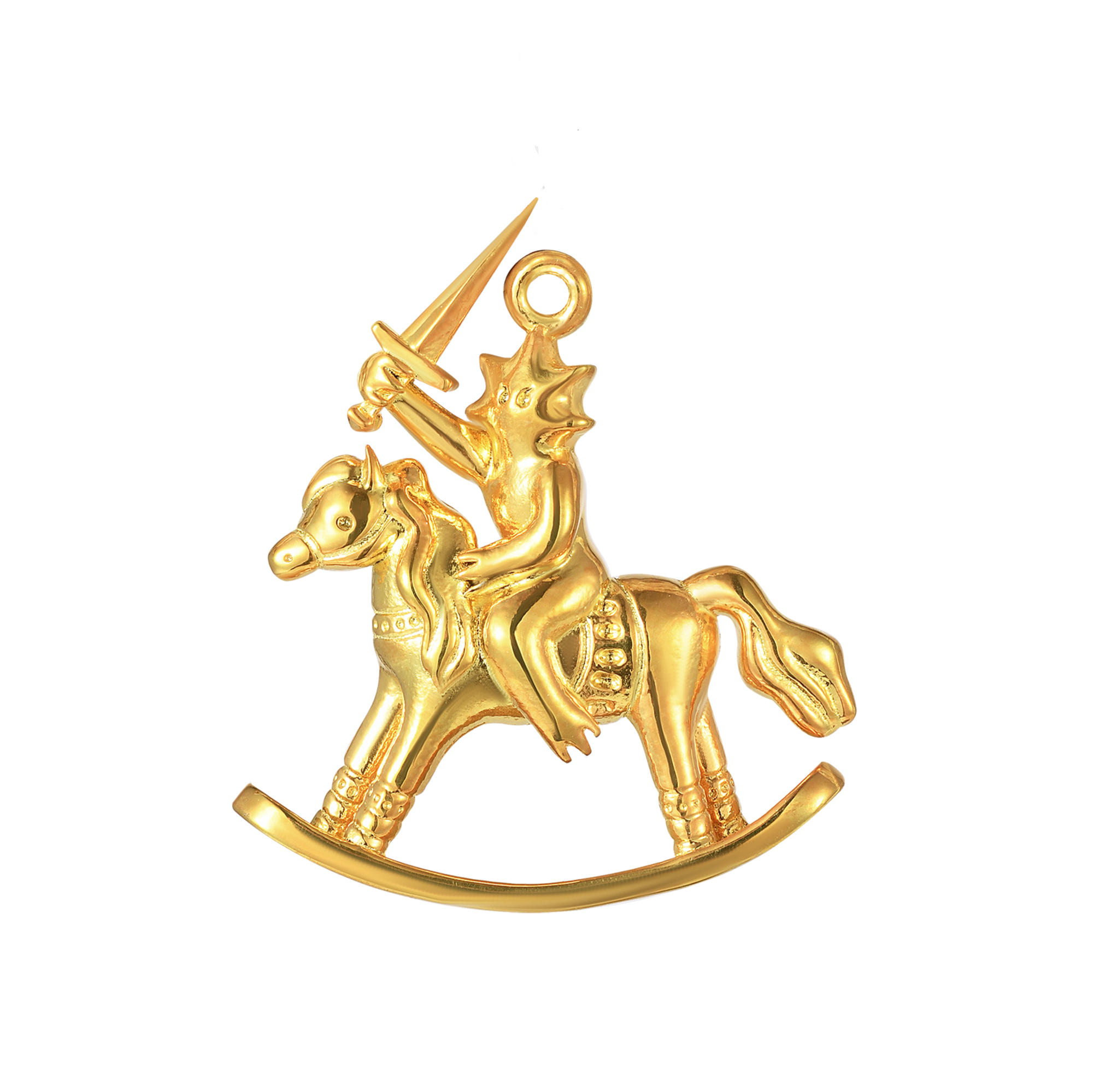 Подвеска Воин (позолота)