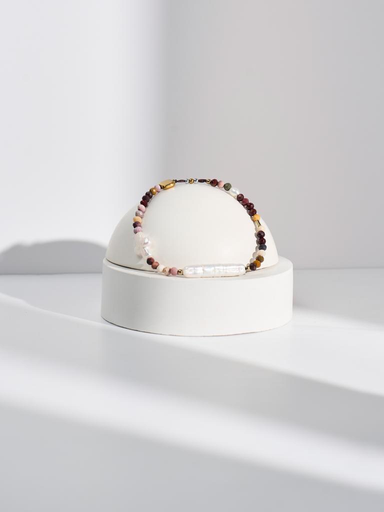 Браслет S360 с яшмой и крестом