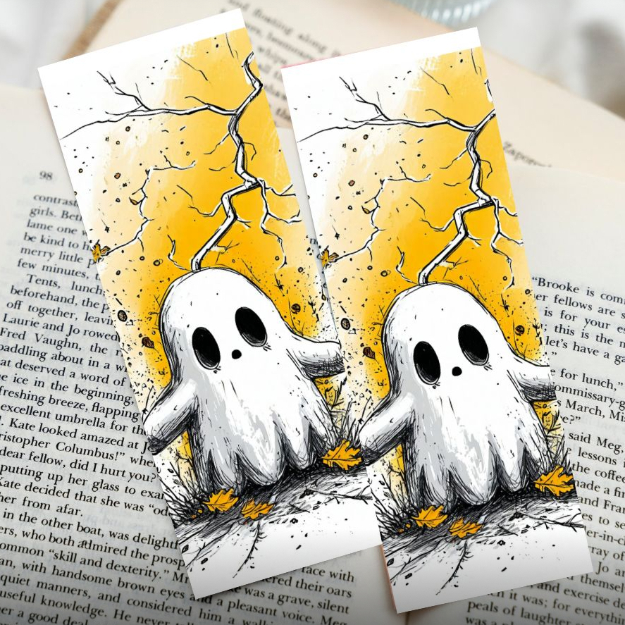Закладка для книг с Малышом Призраком