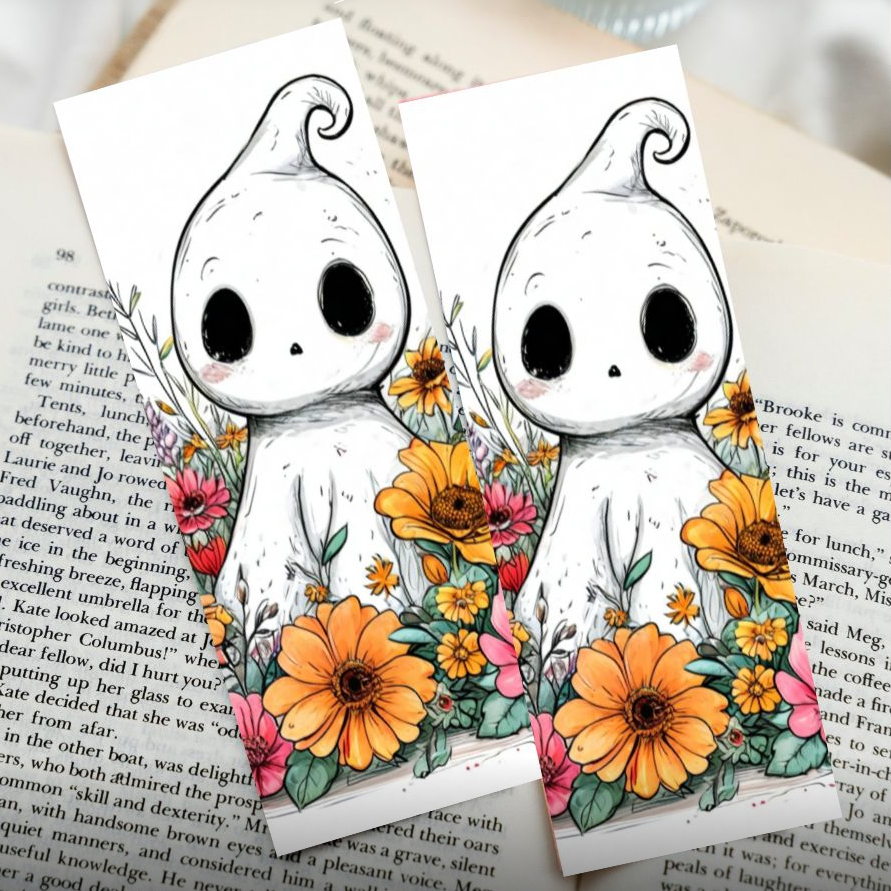 Закладка для книг с Малышом Призраком