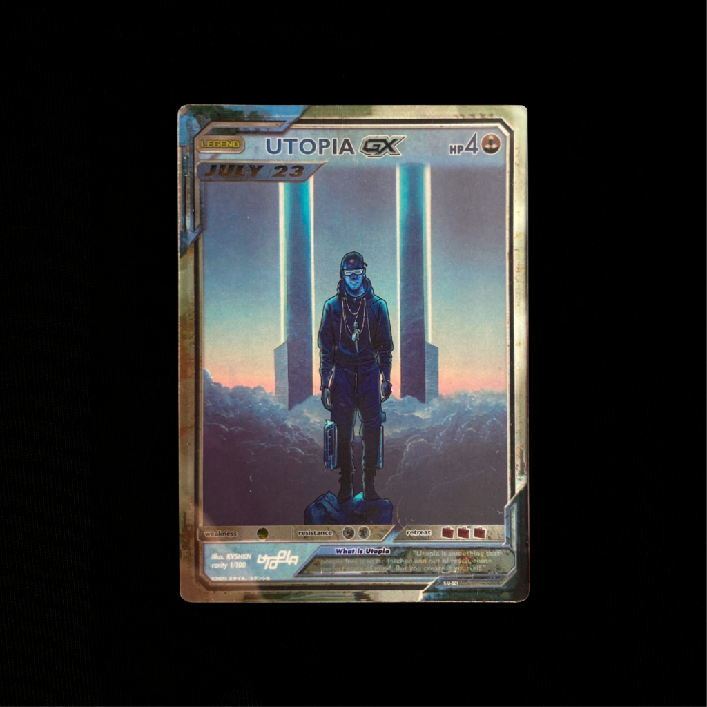 Travis Scott «Visions of Utopia» collectible card