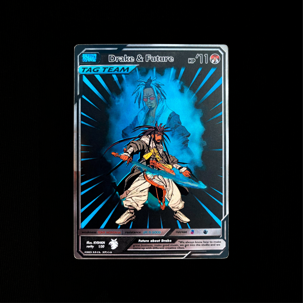 Drake & Future "Shaman King" collectible card