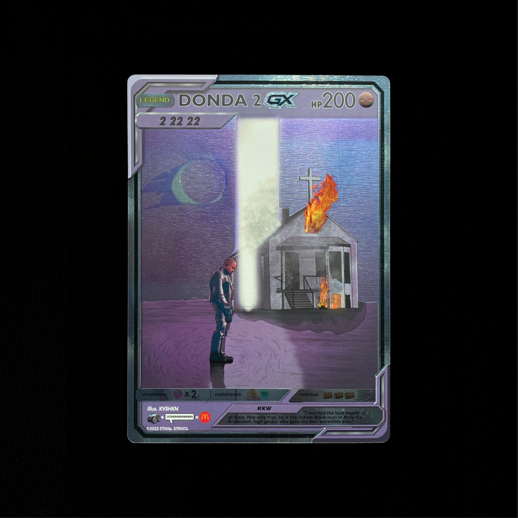 Kanye West "DONDA 2" collectible card