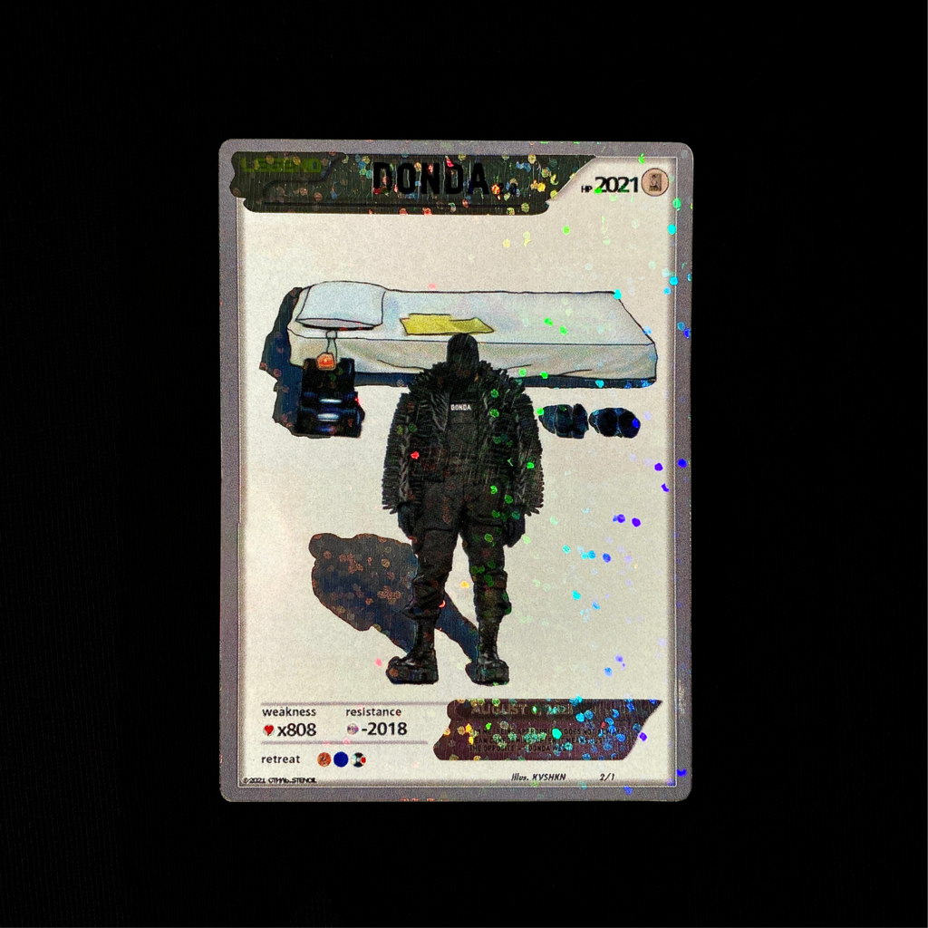 Kanye West "DONDA v2.0" collectible card
