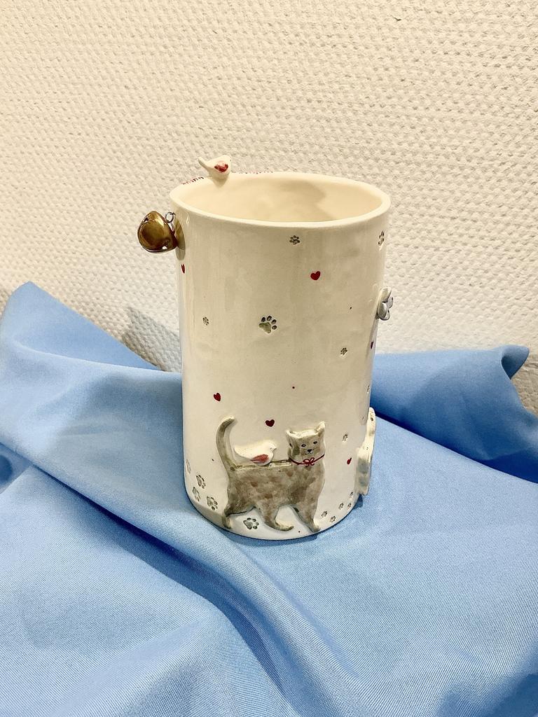 Ваза «Котики и котята»