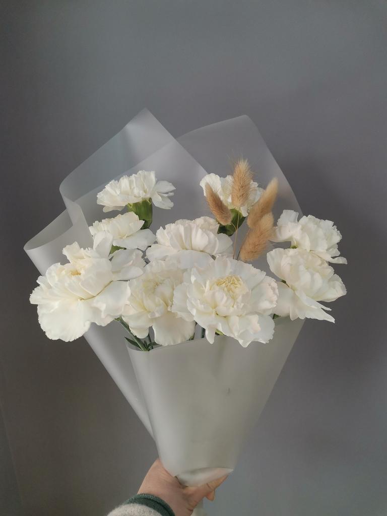 Белые гвоздики