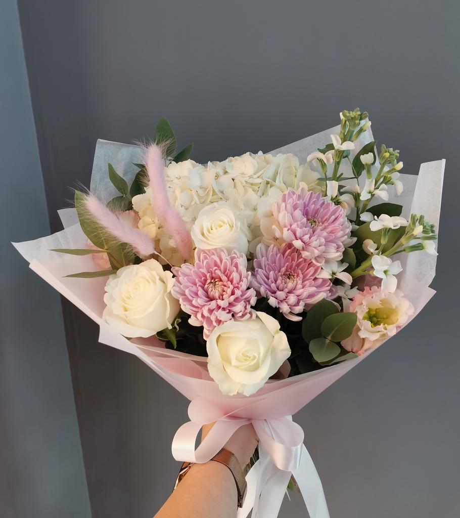 Букет "Розовый вайб"