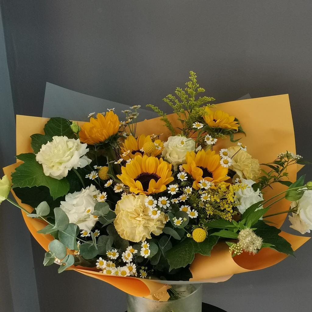 Букет с подсолнухами 1