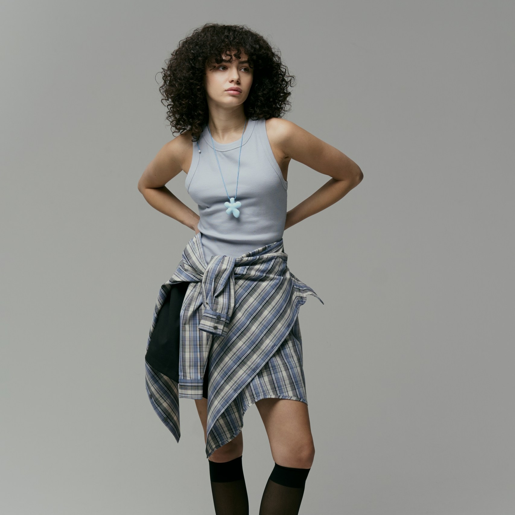 Подвеска Flower (blue)