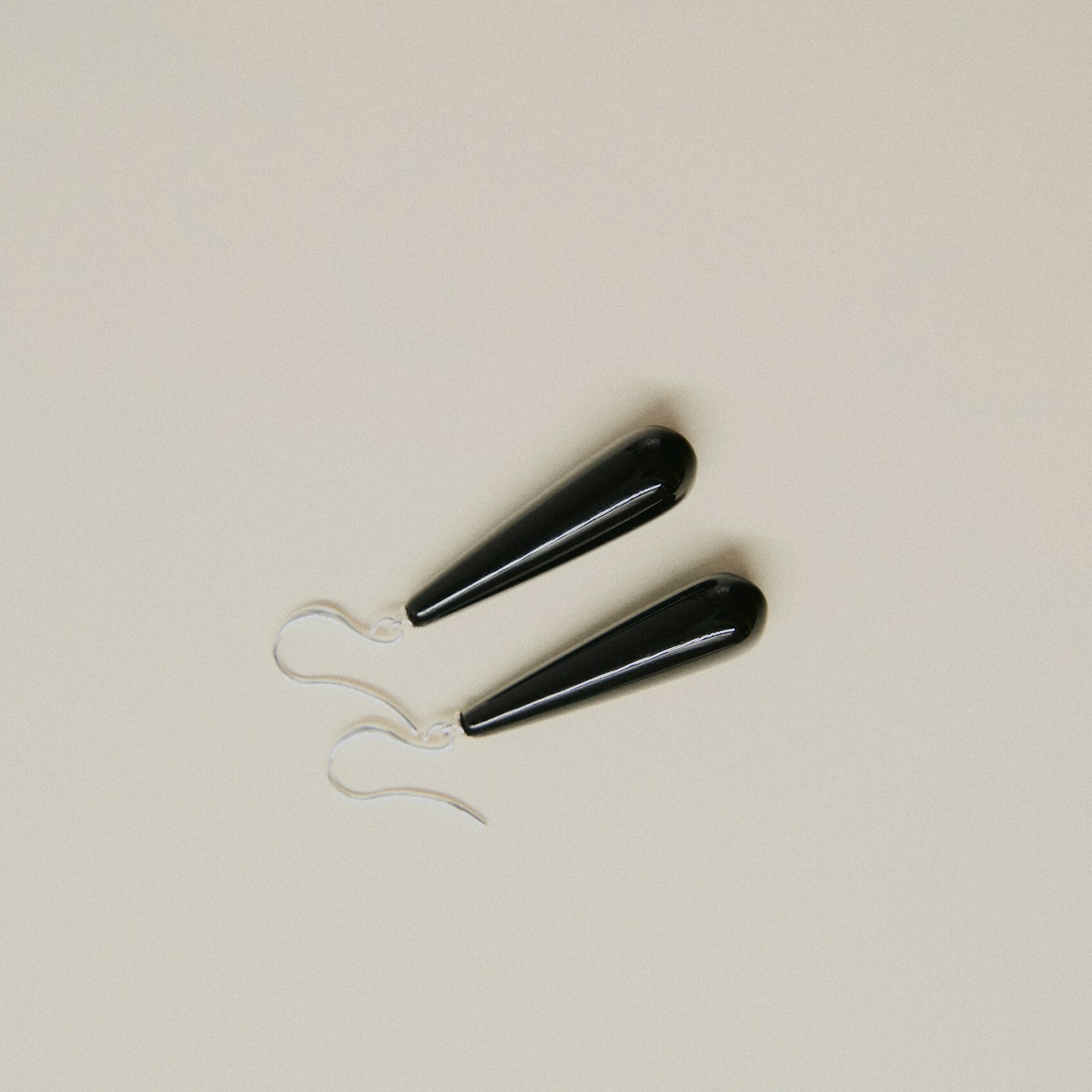 Серьги Black Agate