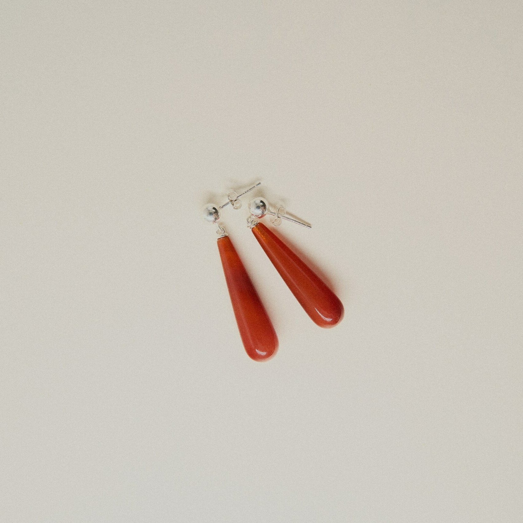 Серьги Carnelian