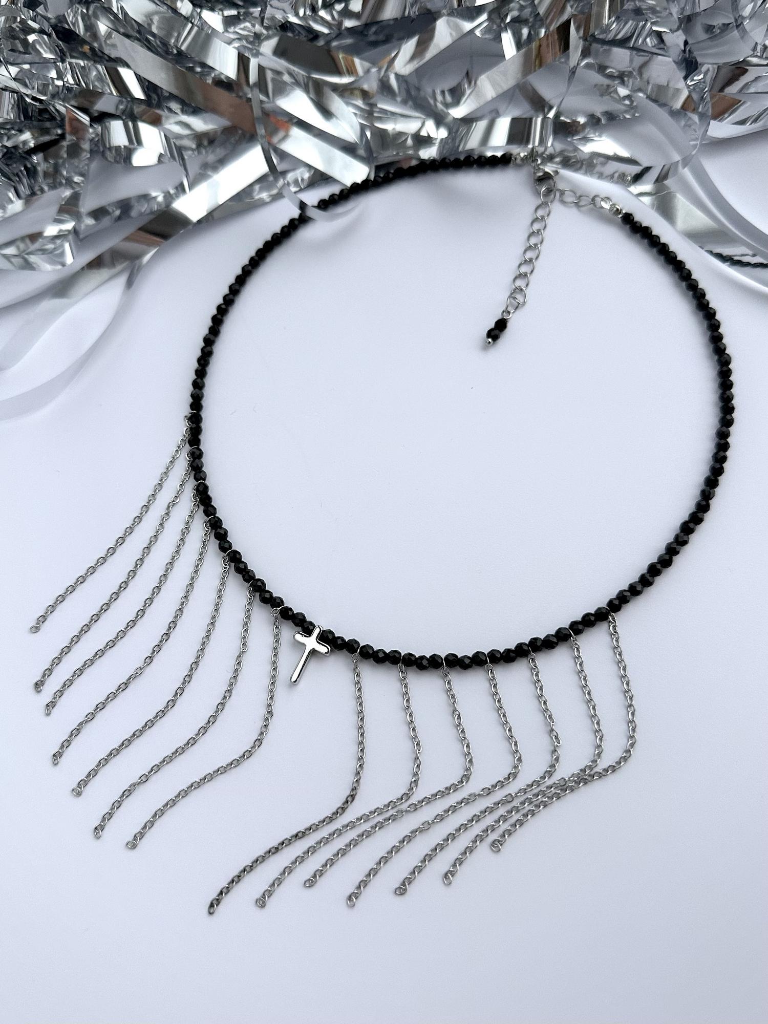 Чокер «Святая» с цепями