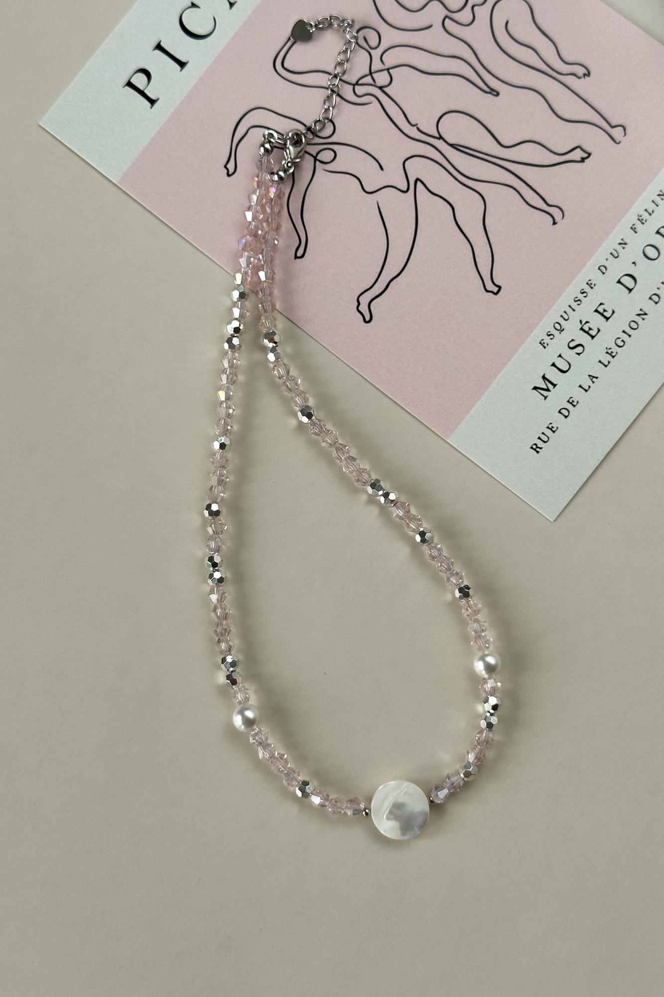 Чокер с перламутром "Round"