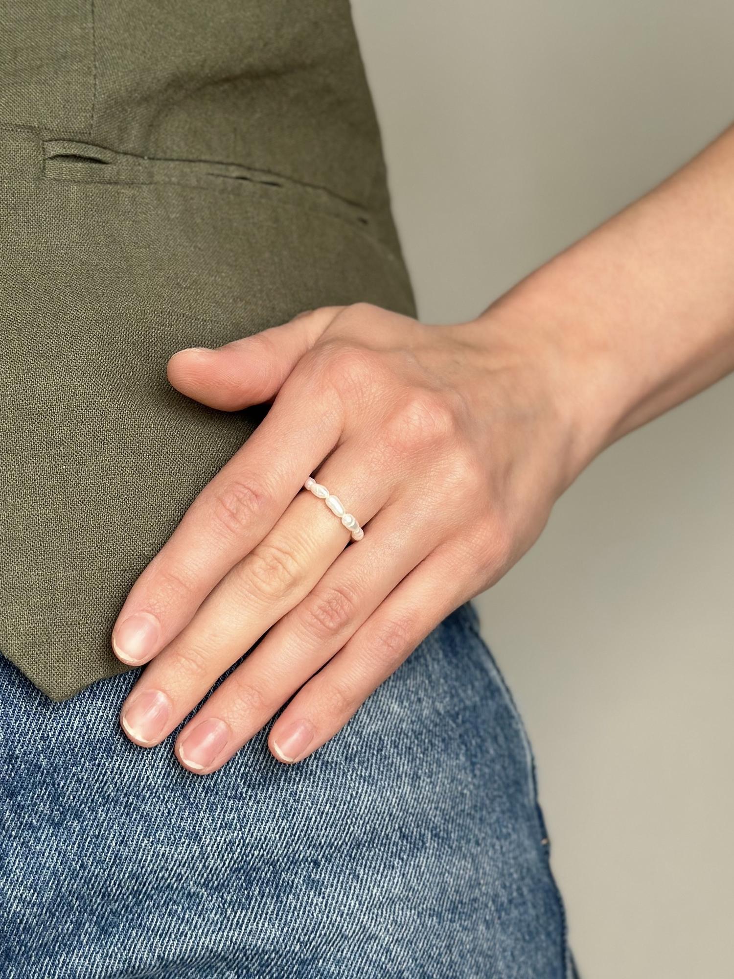 Кольцо  из жемчуга "Pearl"