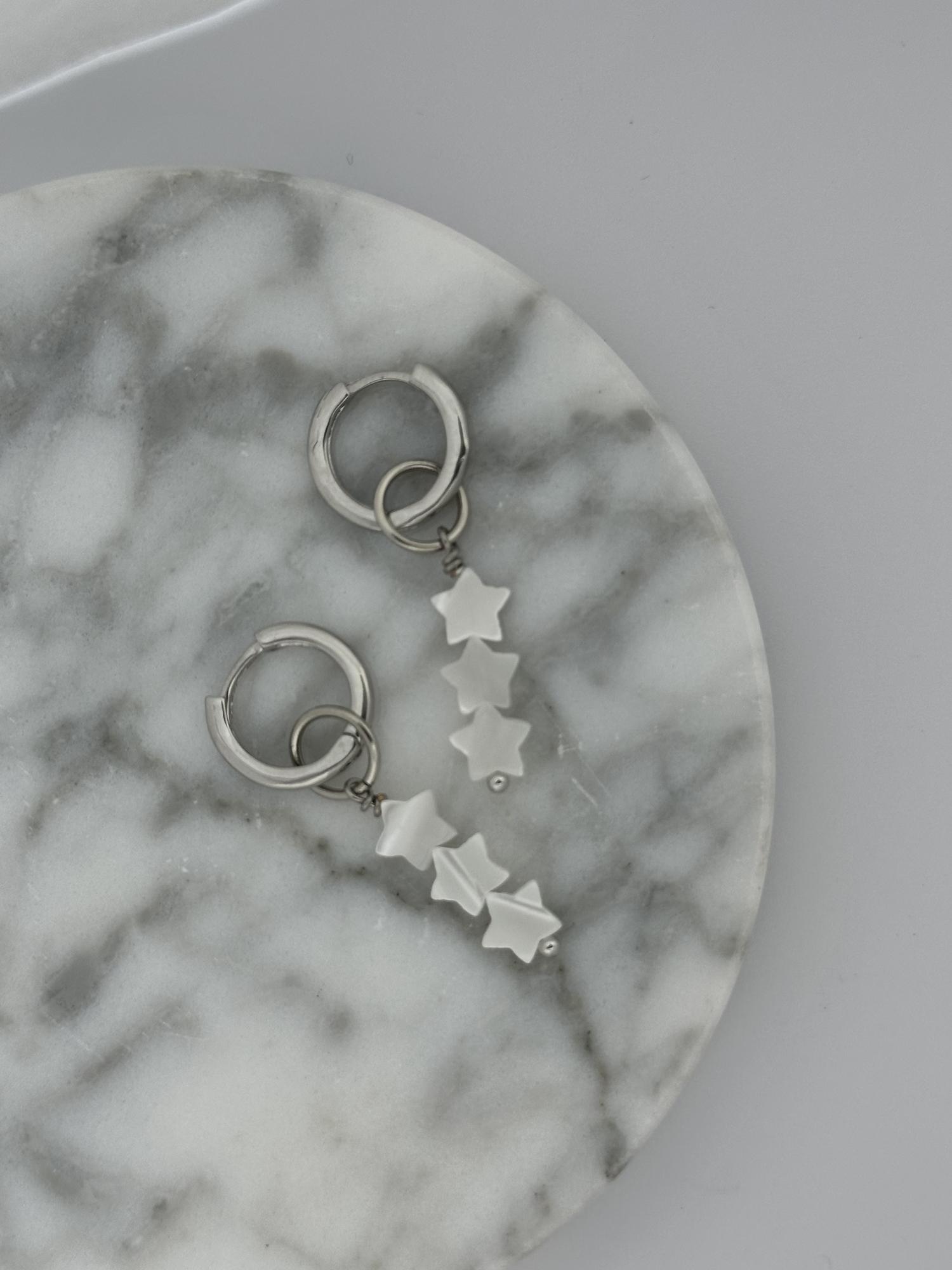 Подвеска Звезды перламутр