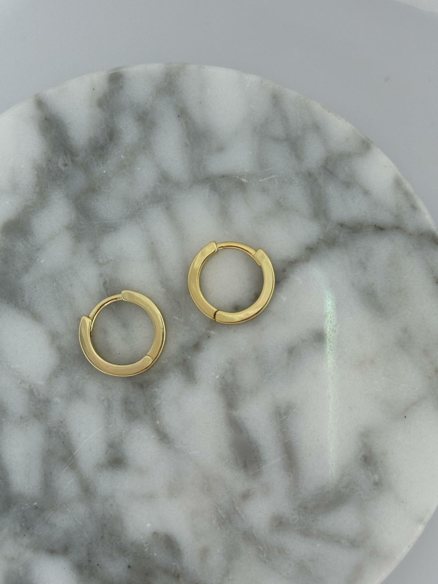 Серьги базовые  конго мини прямые