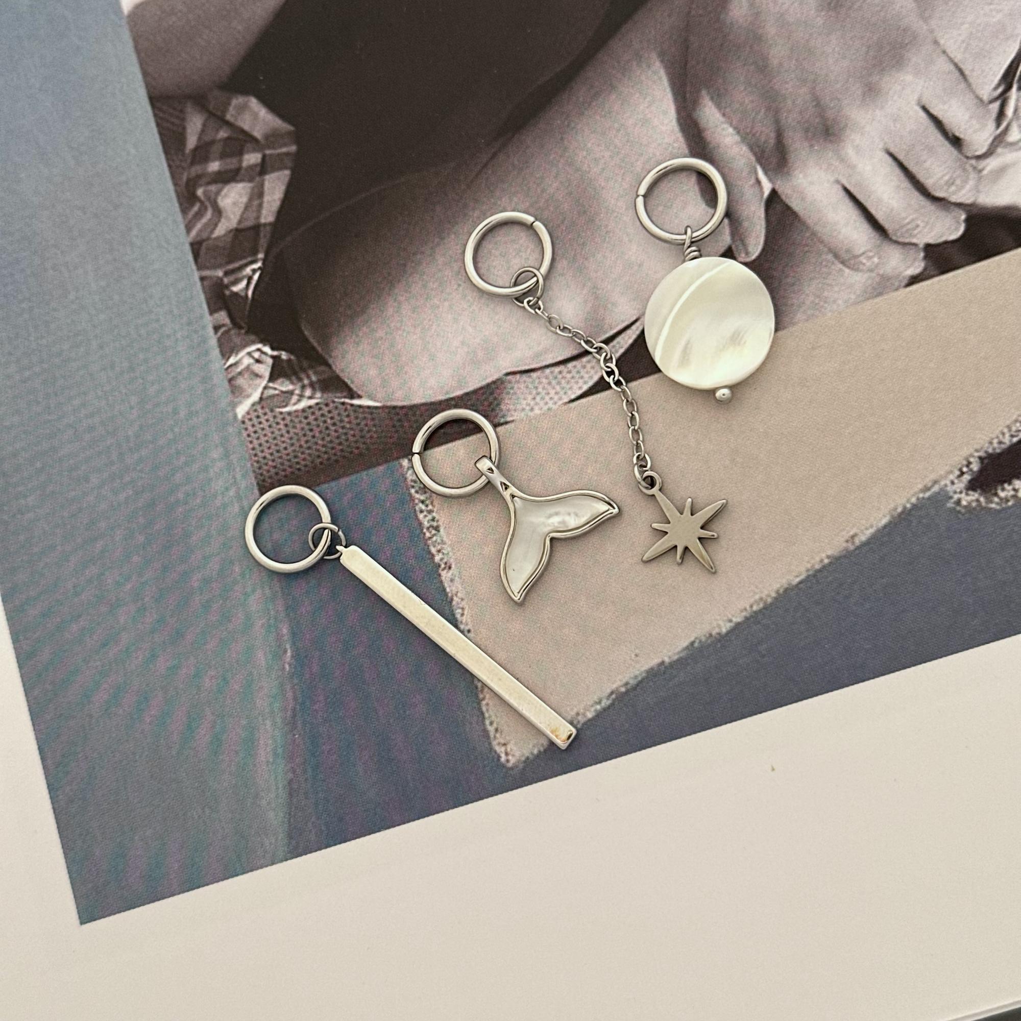 Набор подвесок на серьги конго «Океан»