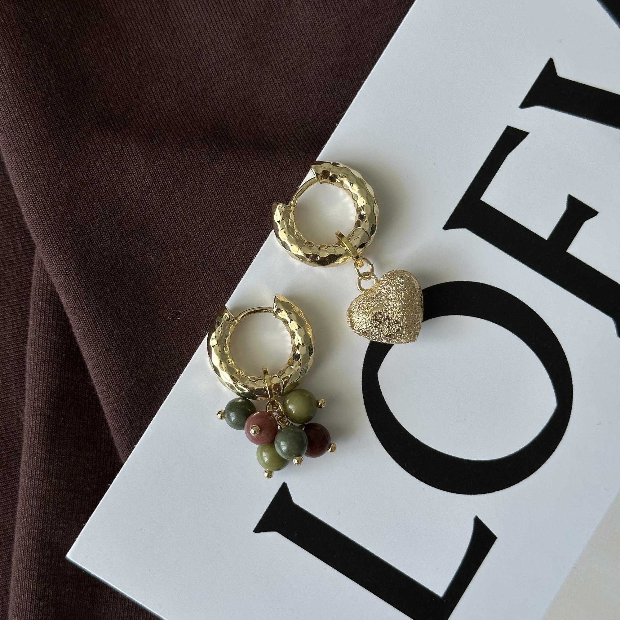 Серьги базовые конго микрограни